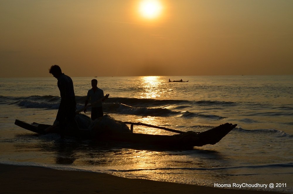 Sunset at Pondicherry by Travel Jaunts