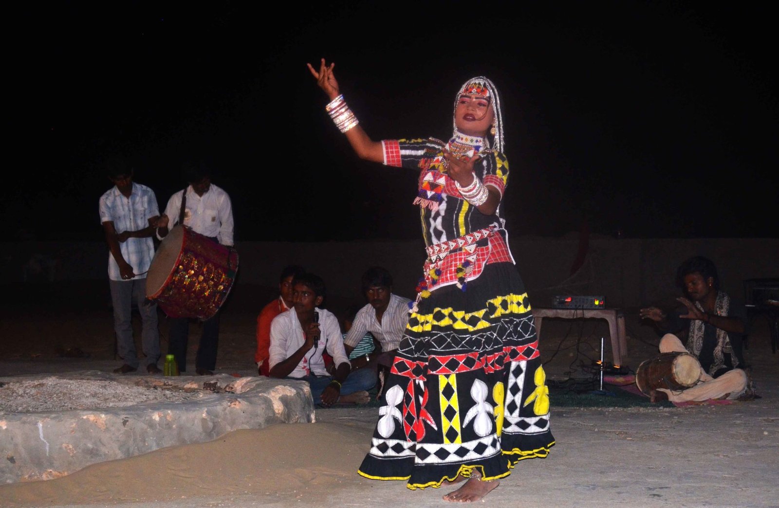 Dance during desert camping by Travel Jaunts