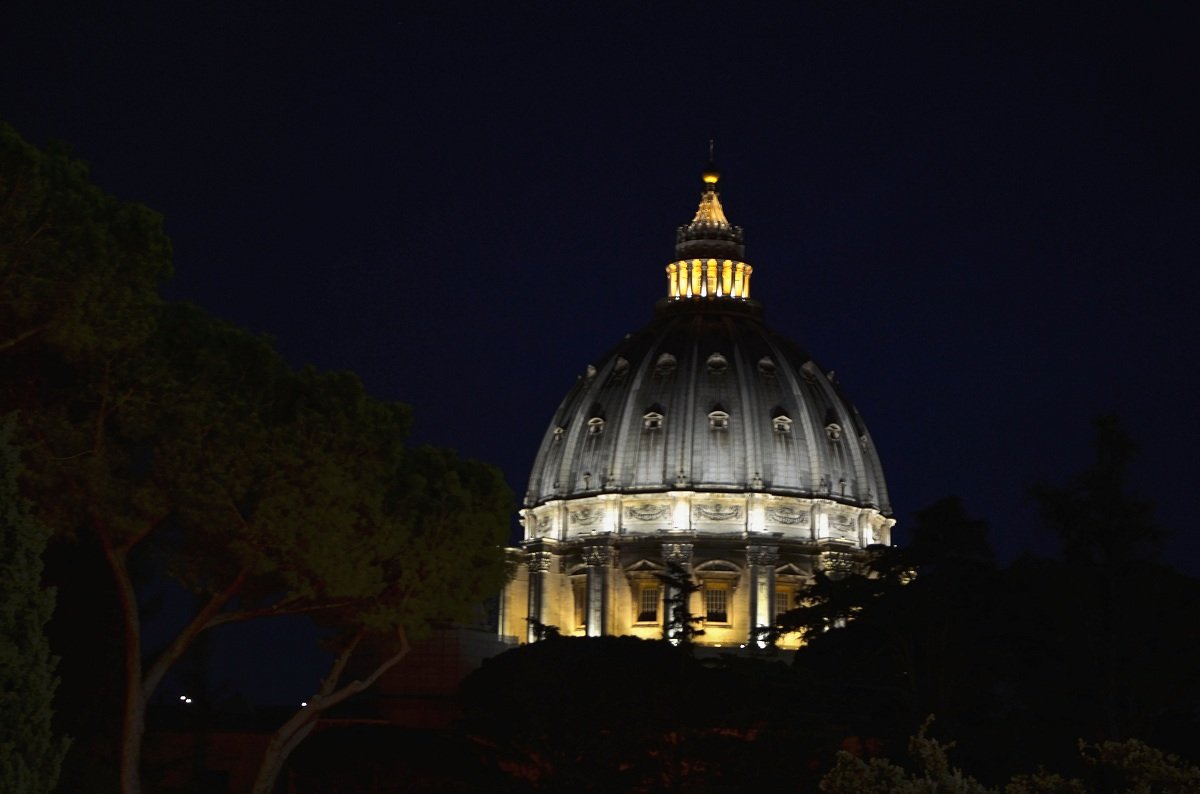 St Peter's Basilica from Vatican Museums